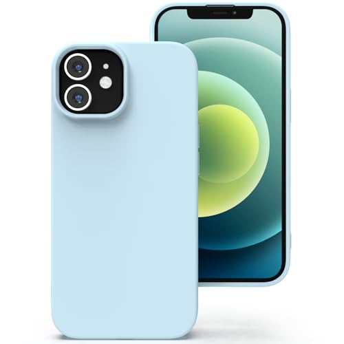 Zuvirelx Silikon hülle für iPhone 12 Mini, Soft-Touch Handyhülle für Apple iPhone 12 Mini - Eisblau Zuvirelx Silikon hülle für iPhone 12 Mini, Soft-Touch Handyhülle für Apple iPhone 12 Mini - Eisblau von Zuvirelx