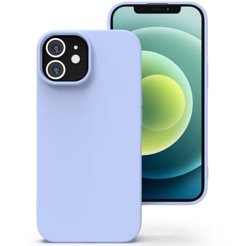 Zuvirelx Silikon hülle für iPhone 12 Mini, Soft-Touch Handyhülle für Apple iPhone 12 Mini - Flieder Zuvirelx Silikon hülle für iPhone 12 Mini, Soft-Touch Handyhülle für Apple iPhone 12 Mini - Flieder von Zuvirelx