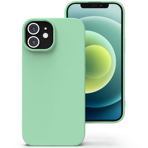 Zuvirelx Silikon hülle für iPhone 12 Mini, Soft-Touch Handyhülle für Apple iPhone 12 Mini - Helles Cyan Zuvirelx Silikon hülle für iPhone 12 Mini, Soft-Touch Handyhülle für Apple iPhone 12 Mini - Helles Cyan von Zuvirelx