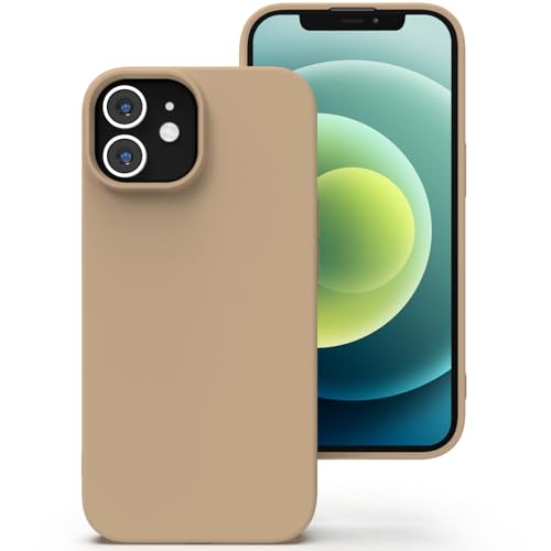 Zuvirelx Silikon hülle für iPhone 12 Mini, Soft-Touch Handyhülle für Apple iPhone 12 Mini - Khaki Zuvirelx Silikon hülle für iPhone 12 Mini, Soft-Touch Handyhülle für Apple iPhone 12 Mini - Khaki von Zuvirelx