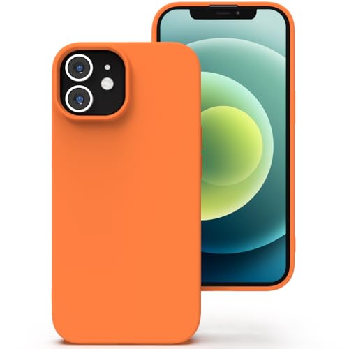 Zuvirelx Silikon hülle für iPhone 12 Mini, Soft-Touch Handyhülle für Apple iPhone 12 Mini - Orange Zuvirelx Silikon hülle für iPhone 12 Mini, Soft-Touch Handyhülle für Apple iPhone 12 Mini - Orange von Zuvirelx