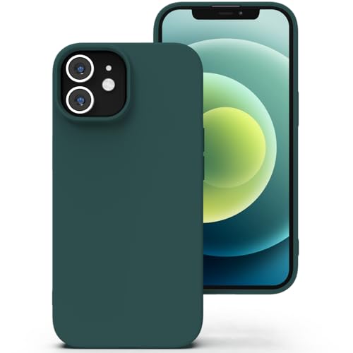 Zuvirelx Silikon hülle für iPhone 12 Mini, Soft-Touch Handyhülle für Apple iPhone 12 Mini - Tiefgrün Zuvirelx Silikon hülle für iPhone 12 Mini, Soft-Touch Handyhülle für Apple iPhone 12 Mini - Tiefgrün von Zuvirelx