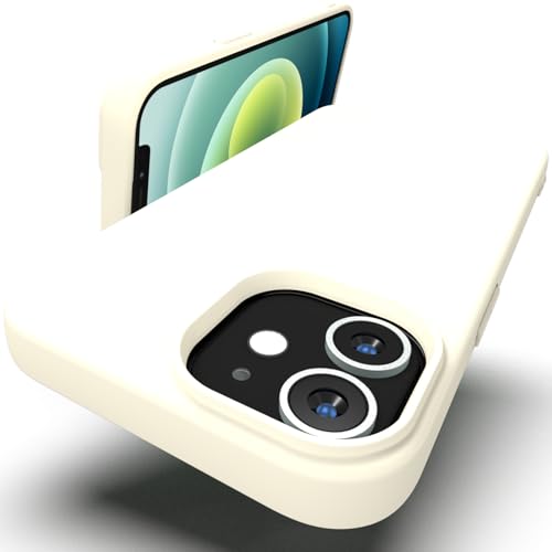 Zuvirelx Silikon hülle für iPhone 12 Mini, Soft-Touch Handyhülle für Apple iPhone 12 Mini - Weiß von Zuvirelx