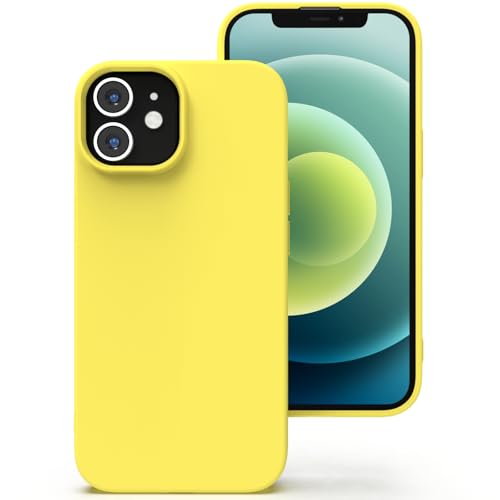 Zuvirelx Silikon hülle für iPhone 12 Mini, Soft-Touch Handyhülle für Apple iPhone 12 Mini - Zitronengelb Zuvirelx Silikon hülle für iPhone 12 Mini, Soft-Touch Handyhülle für Apple iPhone 12 Mini - Zitronengelb von Zuvirelx