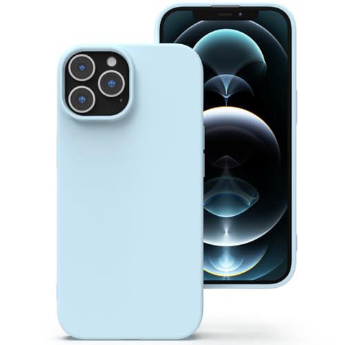 Zuvirelx Silikon hülle für iPhone 12 Pro Max, Soft-Touch Handyhülle für Apple iPhone 12 Pro Max - Eisblau Zuvirelx Silikon hülle für iPhone 12 Pro Max, Soft-Touch Handyhülle für Apple iPhone 12 Pro Max - Eisblau von Zuvirelx
