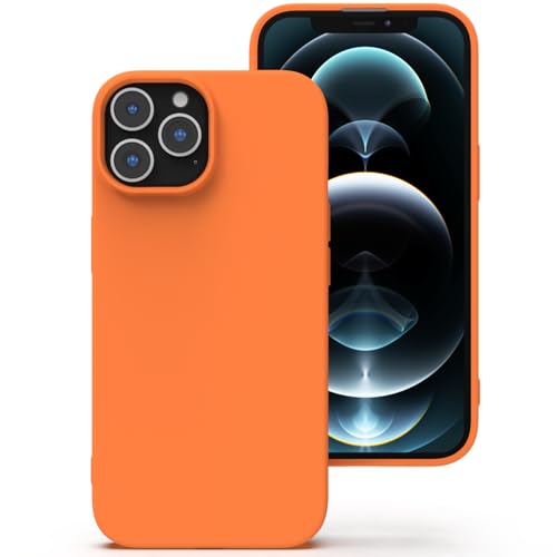 Zuvirelx Silikon hülle für iPhone 12 Pro Max, Soft-Touch Handyhülle für Apple iPhone 12 Pro Max - Orange Zuvirelx Silikon hülle für iPhone 12 Pro Max, Soft-Touch Handyhülle für Apple iPhone 12 Pro Max - Orange von Zuvirelx