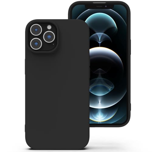 Zuvirelx Silikon hülle für iPhone 12 Pro Max, Soft-Touch Handyhülle für Apple iPhone 12 Pro Max - Schwarz Zuvirelx Silikon hülle für iPhone 12 Pro Max, Soft-Touch Handyhülle für Apple iPhone 12 Pro Max - Schwarz von Zuvirelx
