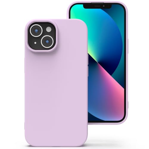 Zuvirelx Silikon hülle für iPhone 13 Mini, Soft-Touch Handyhülle für Apple iPhone 13 Mini - Lavendel von Zuvirelx