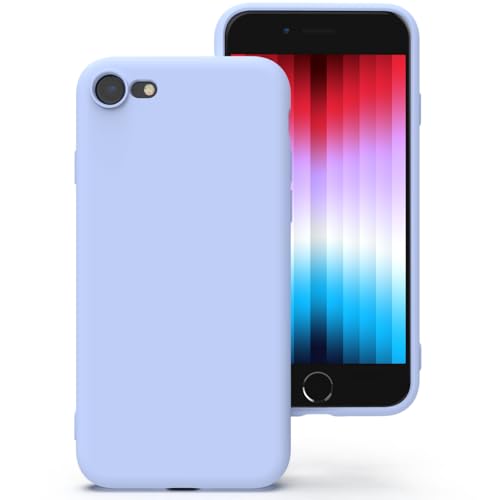 Zuvirelx Silikon hülle für iPhone SE 2020/2022, iPhone 8/7, Soft-Touch Handyhülle für Apple iPhone SE 2nd 3rd - Flieder Zuvirelx Silikon hülle für iPhone SE 2020/2022, iPhone 8/7, Soft-Touch Handyhülle für Apple iPhone SE 2nd 3rd - Flieder von Zuvirelx