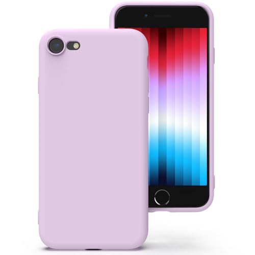 Zuvirelx Silikon hülle für iPhone SE 2020/2022, iPhone 8/7, Soft-Touch Handyhülle für Apple iPhone SE 2nd 3rd - Lavendel Zuvirelx Silikon hülle für iPhone SE 2020/2022, iPhone 8/7, Soft-Touch Handyhülle für Apple iPhone SE 2nd 3rd - Lavendel von Zuvirelx