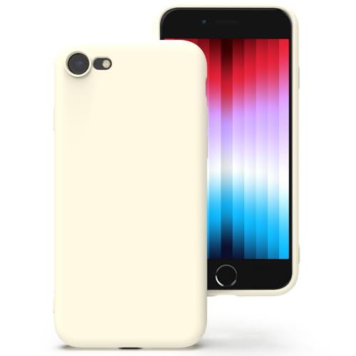 Zuvirelx Silikon hülle für iPhone SE 2020/2022, iPhone 8/7, Soft-Touch Handyhülle für Apple iPhone SE 2nd 3rd - Weiß Zuvirelx Silikon hülle für iPhone SE 2020/2022, iPhone 8/7, Soft-Touch Handyhülle für Apple iPhone SE 2nd 3rd - Weiß von Zuvirelx