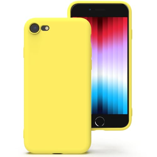 Zuvirelx Silikon hülle für iPhone SE 2020/2022, iPhone 8/7, Soft-Touch Handyhülle für Apple iPhone SE 2nd 3rd - Zitronengelb Zuvirelx Silikon hülle für iPhone SE 2020/2022, iPhone 8/7, Soft-Touch Handyhülle für Apple iPhone SE 2nd 3rd - Zitronengelb von Zuvirelx