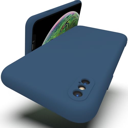 Zuvirelx Silikon hülle für iPhone X/XS, Soft-Touch Handyhülle für Apple iPhone X/XS - Blau Zuvirelx Silikon hülle für iPhone X/XS, Soft-Touch Handyhülle für Apple iPhone X/XS - Blau von Zuvirelx