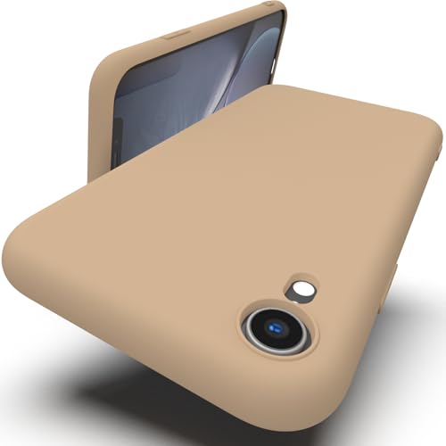Zuvirelx Silikon hülle für iPhone XR, Soft-Touch Handyhülle für Apple iPhone XR - Khaki von Zuvirelx