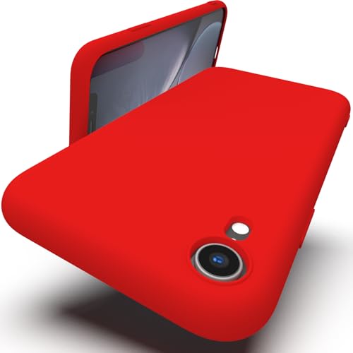 Zuvirelx Silikon hülle für iPhone XR, Soft-Touch Handyhülle für Apple iPhone XR - Rot von Zuvirelx