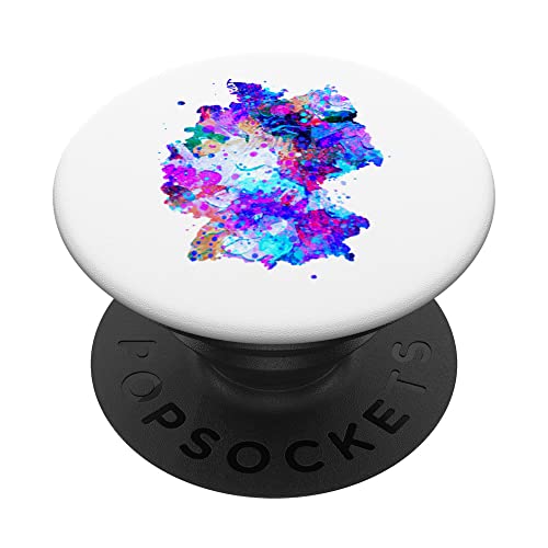 Deutschlandkarte PopSockets mit austauschbarem PopGrip von Zuzi's