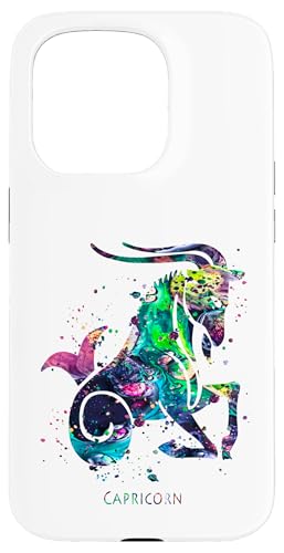 Sternzeichen Steinbock Hülle für iPhone 15 Pro von Zuzi's