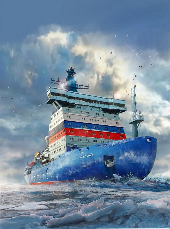 Arktika - Russian nuclear-power icebreaker von Zvezda