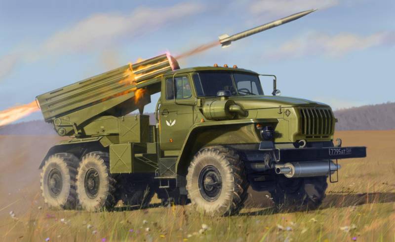 BM-21 Grad Rocket Launcher von Zvezda
