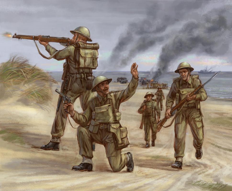 Britische Infanterie 1939-42 von Zvezda