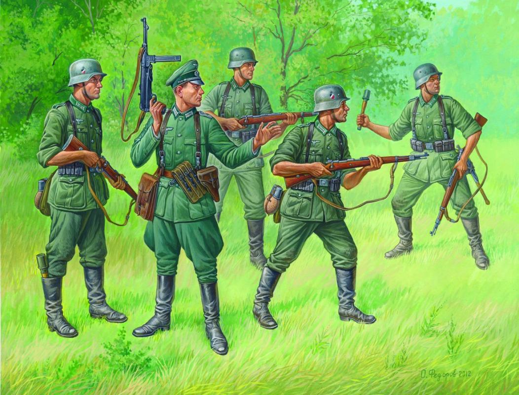 Deut. reguläre Infanterie 1939-42 von Zvezda
