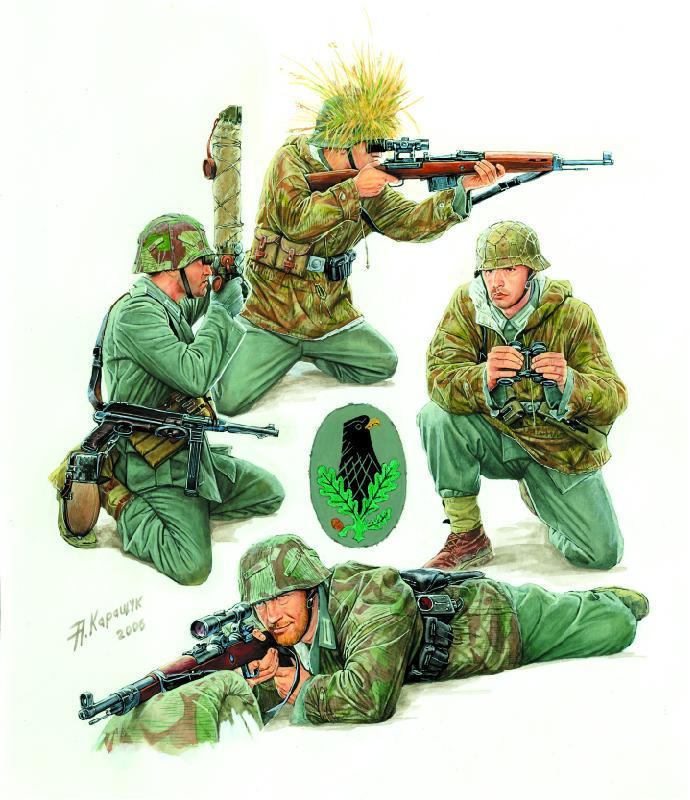 German Sniper Team WWII von Zvezda