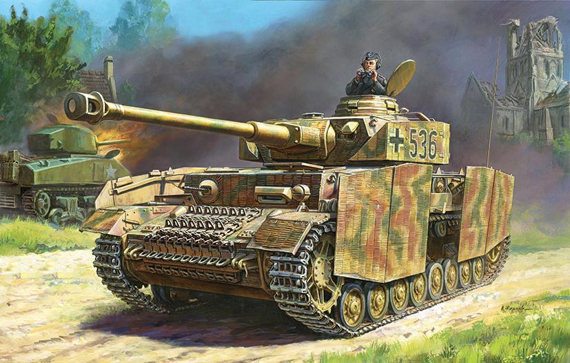 Panzer IV Ausf.H German tank WWII von Zvezda