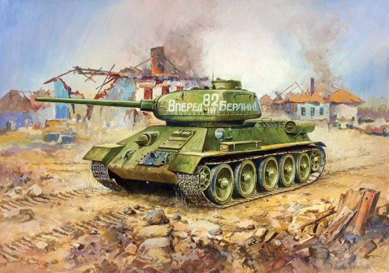 Soviet Tank T-34/85 von Zvezda