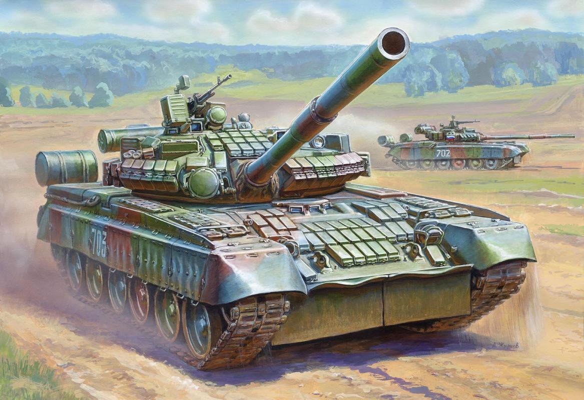 T-80U with ERA von Zvezda