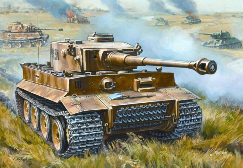 WWII Dt. KPz Tiger I Click-Kit von Zvezda