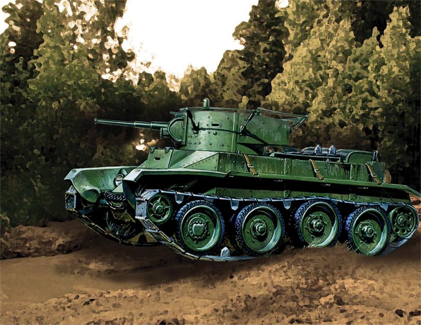 WWII Wargame AddOn Sov.BT-5 Panzer von Zvezda