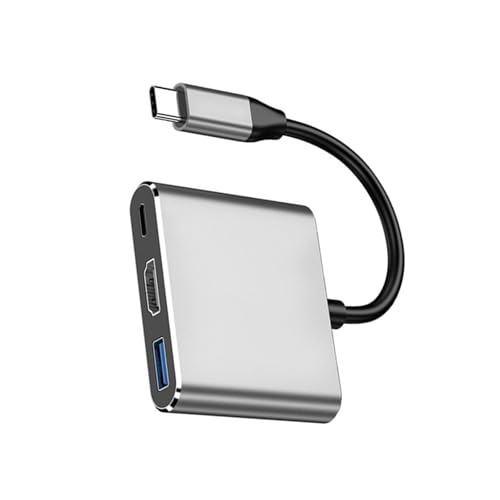 USB-C-auf-HDTV-Hubs mit 100 W Schnellladung, USB 3.0, 5 Gbit/s Datenrate, 4K-Display für Laptops und Tablets, weit kompatibel USB-C-auf-HDTV-Hubs mit 100 W Schnellladung, USB 3.0, 5 Gbit/s Datenrate, 4K-Display für Laptops und Tablets, weit kompatibel von ZwaitL
