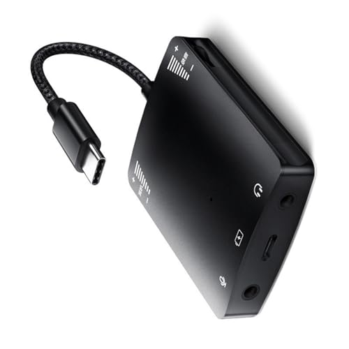 ZwaitL Typ C Souind Adapter mit 3,5 mm Auxs Typ C und Schnellladeanschluss für Musik-Sharing für Telefon ZwaitL Typ C Souind Adapter mit 3,5 mm Auxs Typ C und Schnellladeanschluss für Musik-Sharing für Telefon von ZwaitL