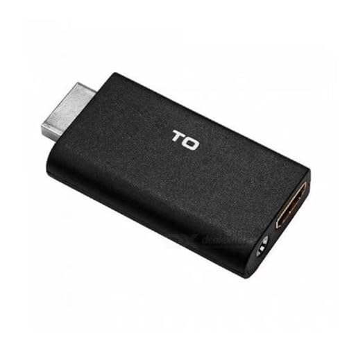 ZwaitL Video-Konverter-Adapter, Metallgehäuse, Adapter, 3,5 mm Ausgang, tragbarer Adapter, USB-Netzteil von ZwaitL
