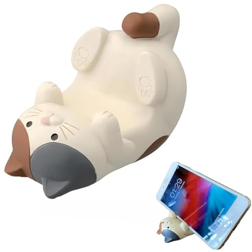 Zwenjuan Handyhalter Katze,Katzen Handy Ständer Tisch Handy Ständer Sehr Niedlicher Handyhalter Universal Handyhalter Telefonhalter Handyhalter for Tische Esstisch Bürotisch Nachttisch von Zwenjuan
