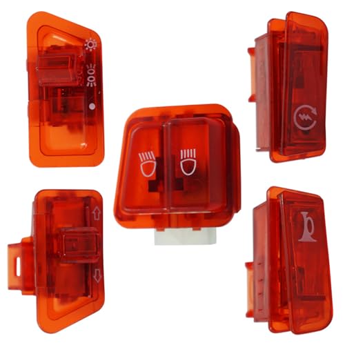 5pcs Motorradschalter Scheinwerfer Scheinwerfer Signale Hoch Strahl Dimmhorn Startzubehör Für Moped Roller Geeignet 5pcs Motorradschalter Scheinwerfer Scheinwerfer Signale Hoch Strahl Dimmhorn Startzubehör Für Moped Roller Geeignet von Zxfdsfdbnm
