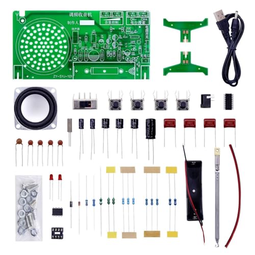 Zxfdsfdbnm Praktisches Hands On Radio Elektronikkomponentenpaket Zur Entwicklung Praktischer Elektronischer Fähigkeiten Für Den Einsatz Klassenzimmer Und Für Enthusiasten von Zxfdsfdbnm