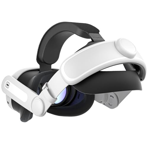 Zybervr Kopfband für Meta Quest 3, Comfort Elite Gurt für Oculus Quest 3 Zubehör, Verstellbarer, Leichter VR-Headset-Gurt Ersatz Zybervr Kopfband für Meta Quest 3, Comfort Elite Gurt für Oculus Quest 3 Zubehör, Verstellbarer, Leichter VR-Headset-Gurt Ersatz von Zybervr