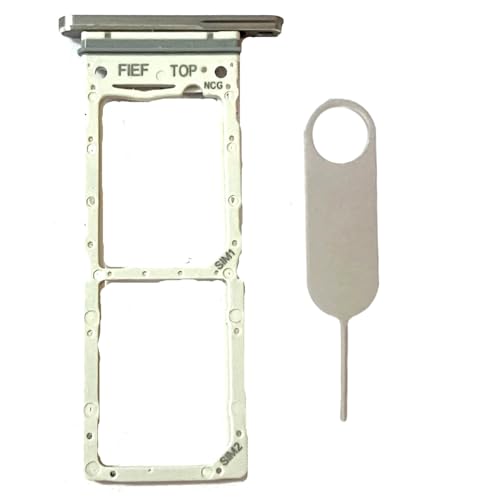 Dual-SIM-Kartenfach + Kartenauswurfstift für Samsung Galaxy Z Fold6 F956 (Silber) von Zyh The ocean