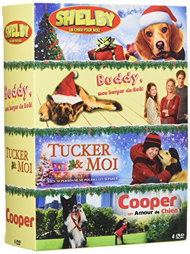 Coffret chien 4 films : tucker et moi ; shelby ; buddy, mon berger de noël ; cooper [FR Import] von Zylo