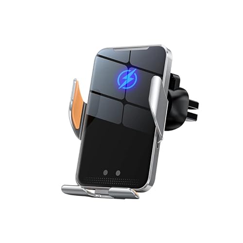 Zynkloac Auto Induktion Wireless Autoladegerät mit 15W Schnellladung, Infrarot Automatische Klemmung Telefonhalter mit Legierungskühlung, Kompatibel mit iOS und Android Zynkloac Auto Induktion Wireless Autoladegerät mit 15W Schnellladung, Infrarot Automatische Klemmung Telefonhalter mit Legierungskühlung, Kompatibel mit iOS und Android von Zynkloac