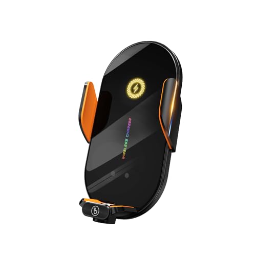 Zynkloac Kabelloses Ladegerät, 66 W, Schnellladung mit QC3.0, LED-Logo und magnetischer Halterung, Dual-Sensing-Technologie für iPhone 15/14/13, Samsung S23/S22, AirPods, 6-in-1-Sicherheitsschutz Zynkloac Kabelloses Ladegerät, 66 W, Schnellladung mit QC3.0, LED-Logo und magnetischer Halterung, Dual-Sensing-Technologie für iPhone 15/14/13, Samsung S23/S22, AirPods, 6-in-1-Sicherheitsschutz von Zynkloac