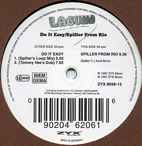Do It Easy [Vinyl Maxi-Single] von Zyx (Zyx)