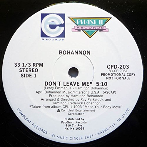 Don'T Leave Me [Vinyl Maxi-Single] von Zyx (Zyx)