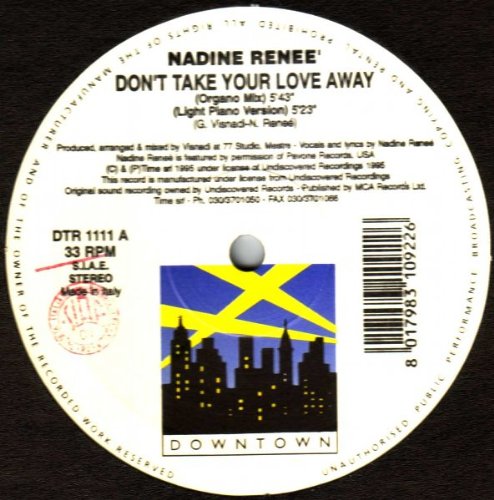 Don'T Take Your Love Away [Vinyl Maxi-Single] von Zyx (Zyx)