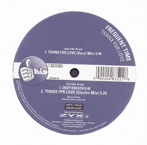 Thanx for Love [Vinyl Maxi-Single] von Zyx (Zyx)