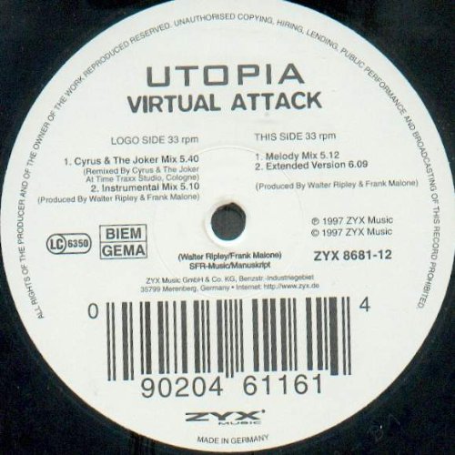 Virtual Attack [Vinyl Maxi-Single] von Zyx (Zyx)