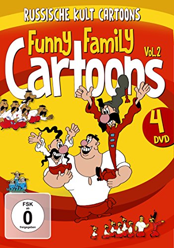 Funny Family Cartoons Vol. 2 [4 DVDs] von Zyx Music (ZYX)