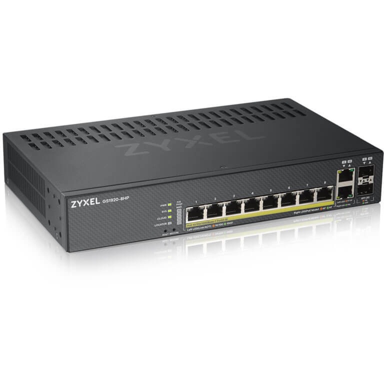 GS1920-8HP V2, Switch GS1920-8HP V2, Switch von Zyxel