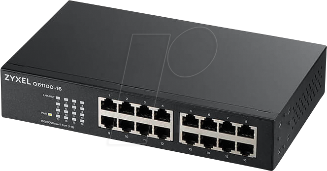 ZYXEL GS1100-163 - Switch, 16-Port, Gigabit Ethernet von Zyxel